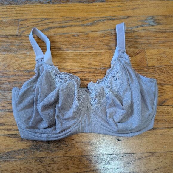 Cake Maternity TimTams Flexi-wire Nursing Bra In Taupe Polka Dot Infant Size 32H - Picture 3 of 6